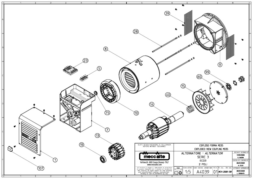 Mecc Alte Spare Parts